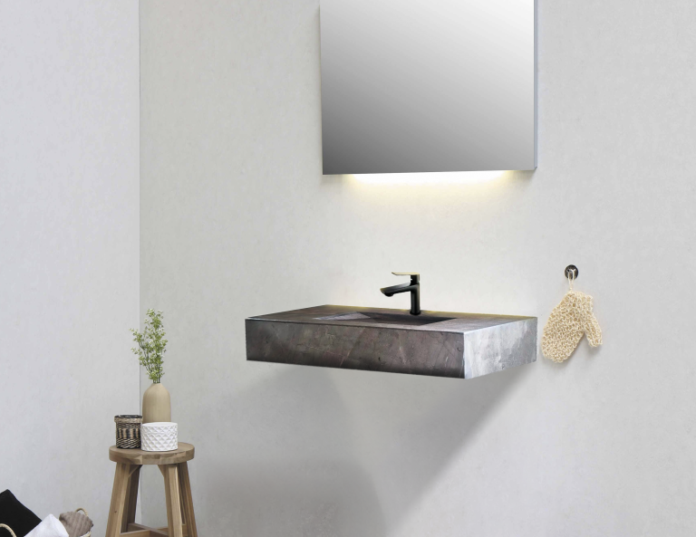 Lavabo Gris Santo Tomás en baño