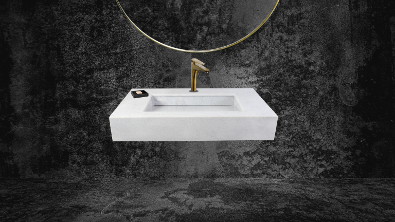 Lavabo Blanco en baño