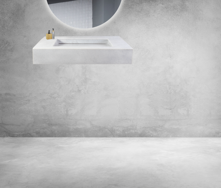 Lavabo Blanco en baño